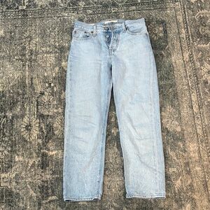 Levi's Light Blue Straight Leg Jeans